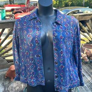 Light denim jacket size large